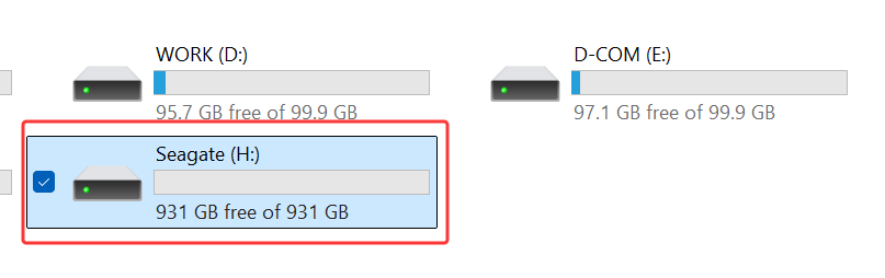 Format a Seagate Backup Plus Drive
