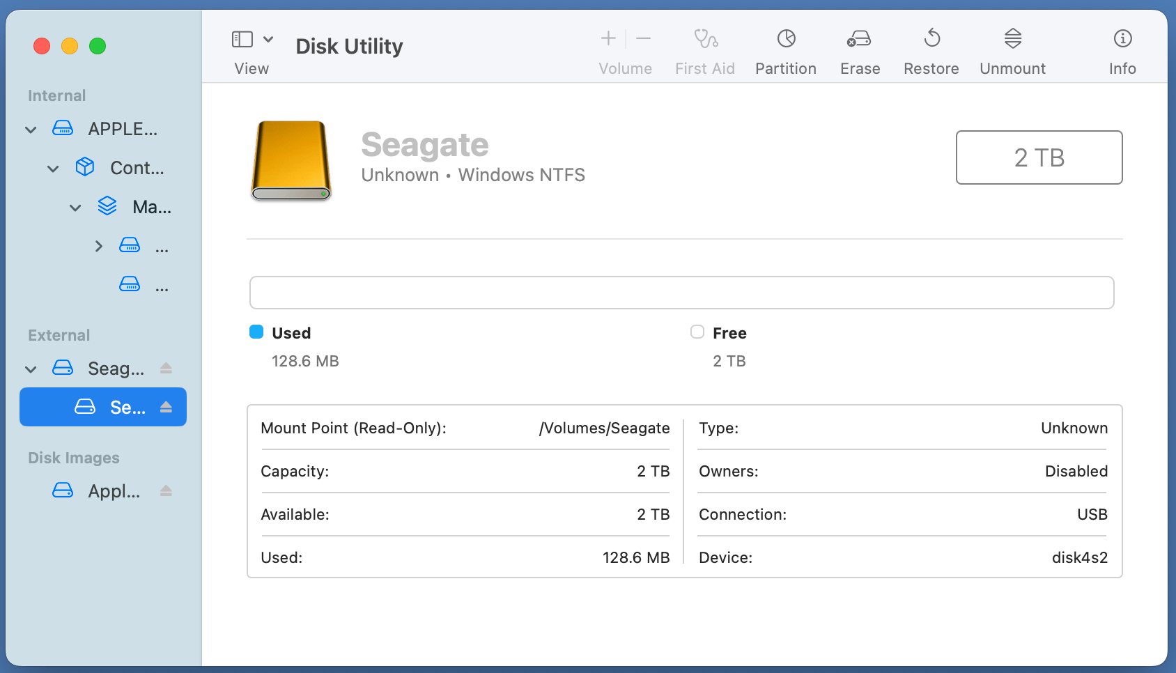 Format a Seagate Backup Plus Drive