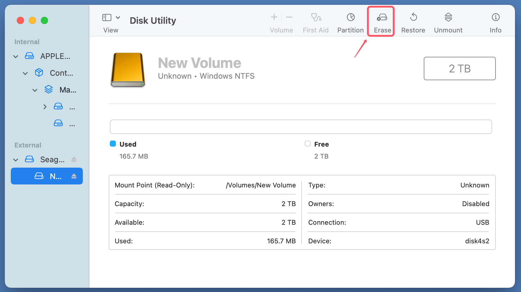 Formatting a Seagate Game Drive