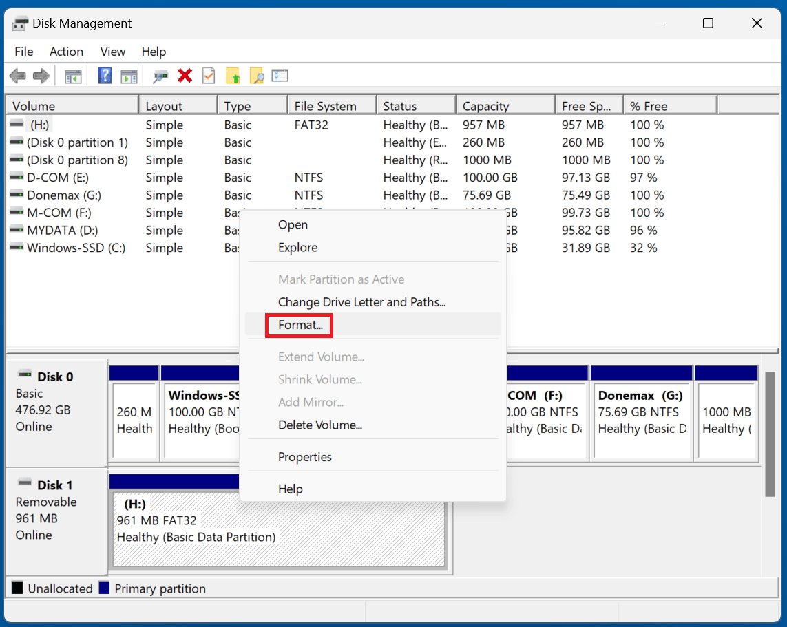 How to Format a USB Flash Drive with CMD (Command Prompt)?