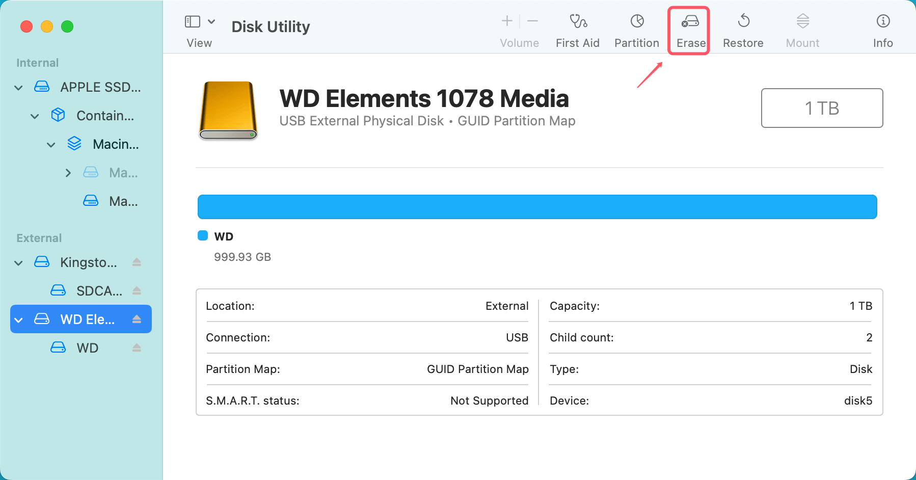 free WD/Seagate disk formatting tools for Mac