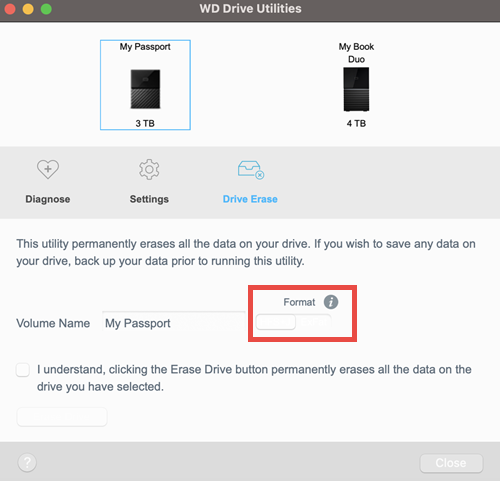 free WD/Seagate disk formatting tools for Mac