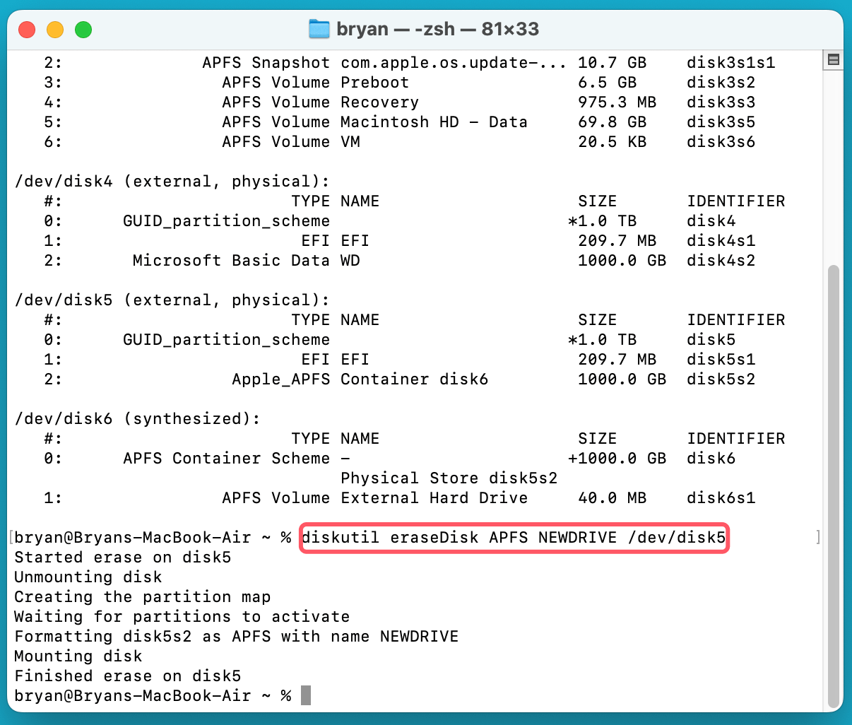 free WD/Seagate disk formatting tools for Mac