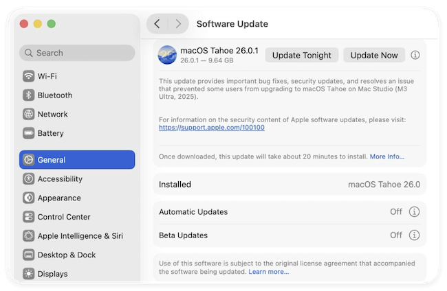 fix external hard drive not working on macOS Tahoe