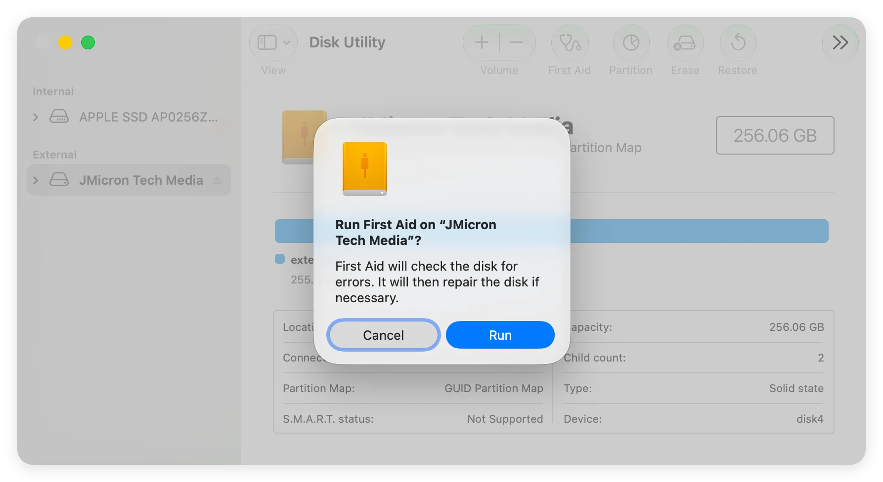 external hard drive is unreadable on macOS 27 Golden Gate