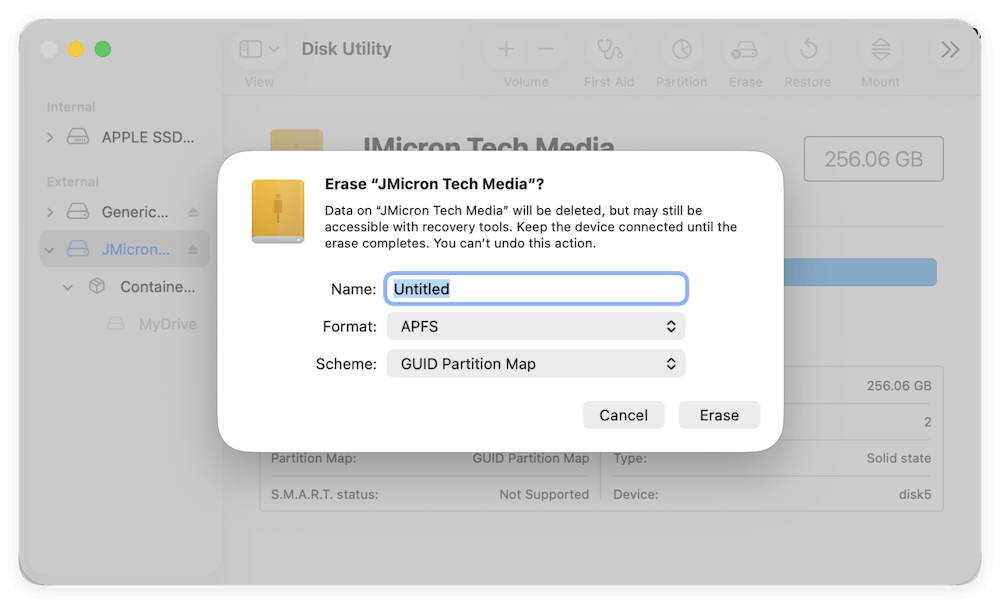 fix external or USB drive unreadable on macOS Tahoe