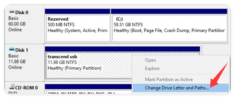 fix can't open USB drive on Windows