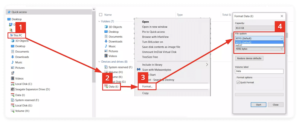 fix can't open USB drive on Windows