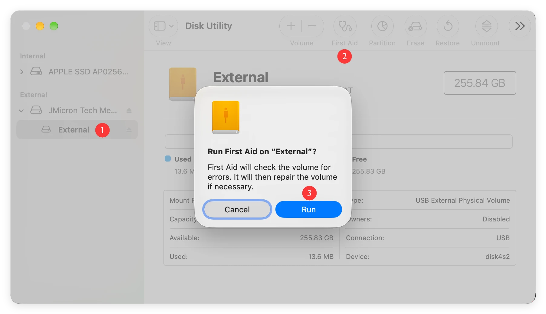 How to fix damaged drive on macOS 27 Golden Gate