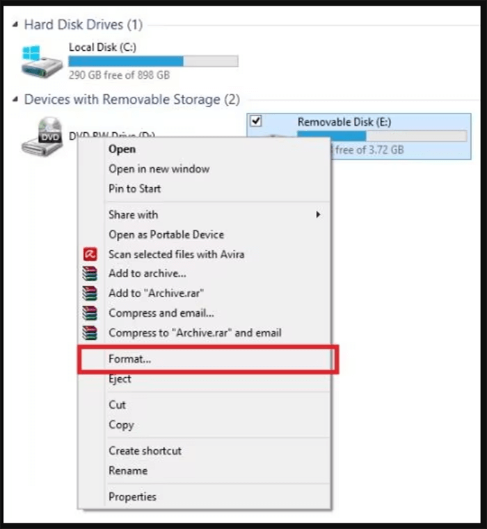 Reformat the Damaged or Dead USB Flash Drive On Windows