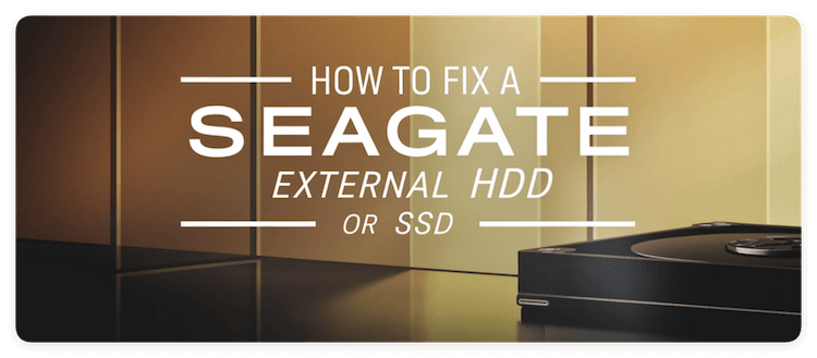 fix dead Seagate external HDD/SSD