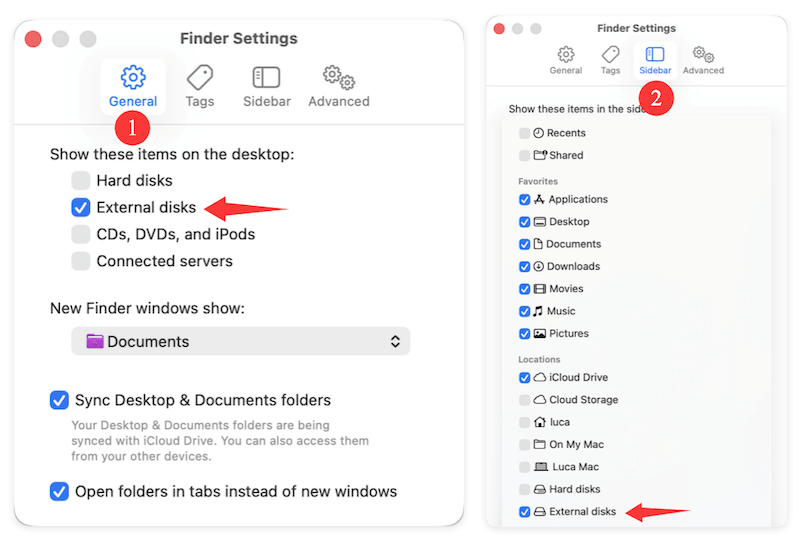 fix external hard drive not working on M5 Mac