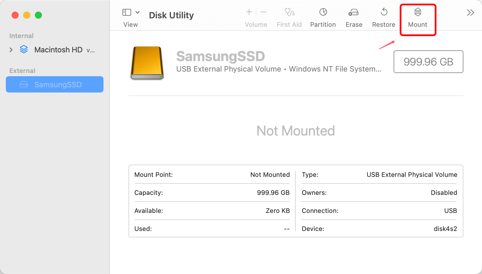 (Solved) External Hard Drive Not Mounting on Mac mini (Apple Silicon