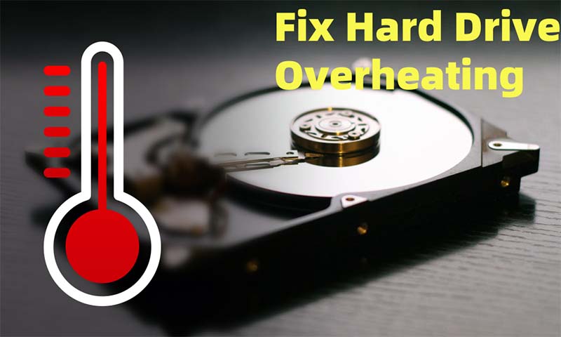 fix a overheated hard drive