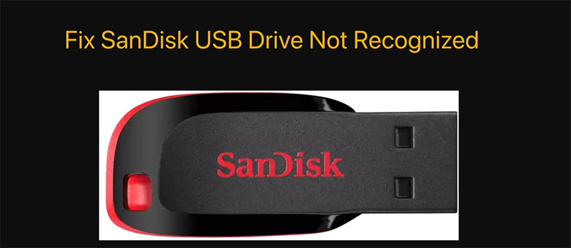 SanDisk USB drive not detected