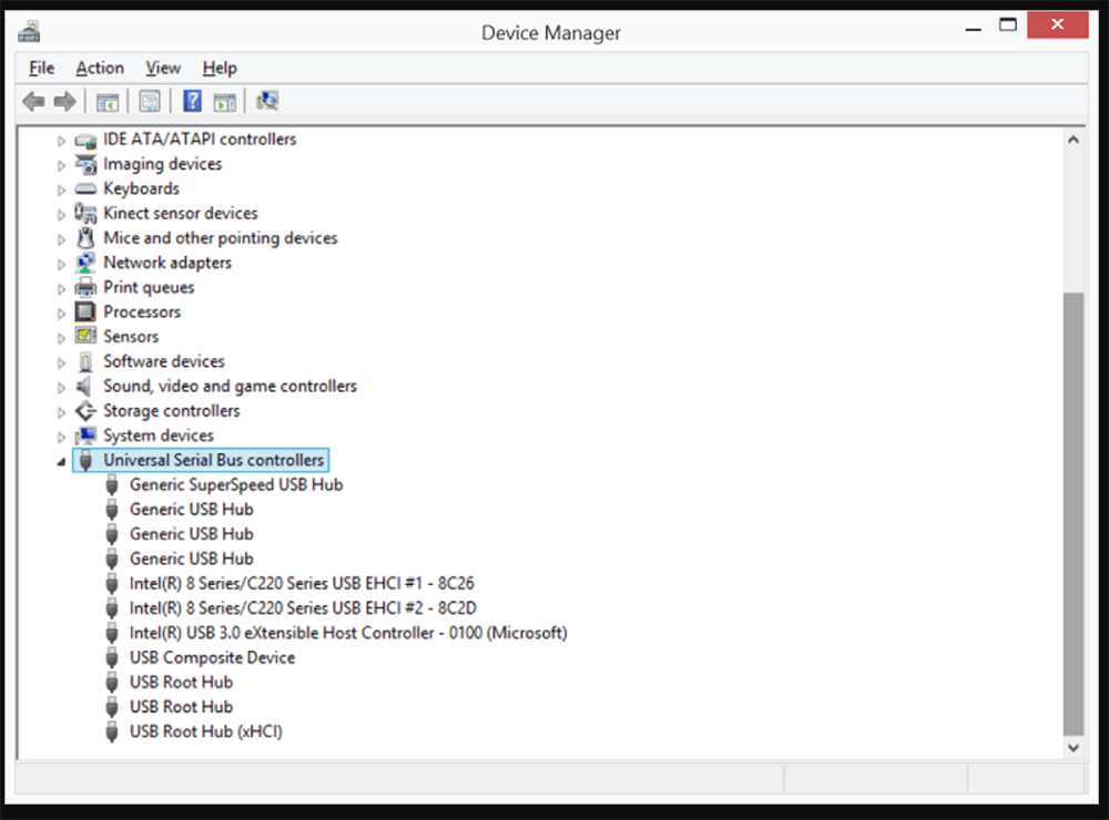 Reinstall USB Controller Drivers