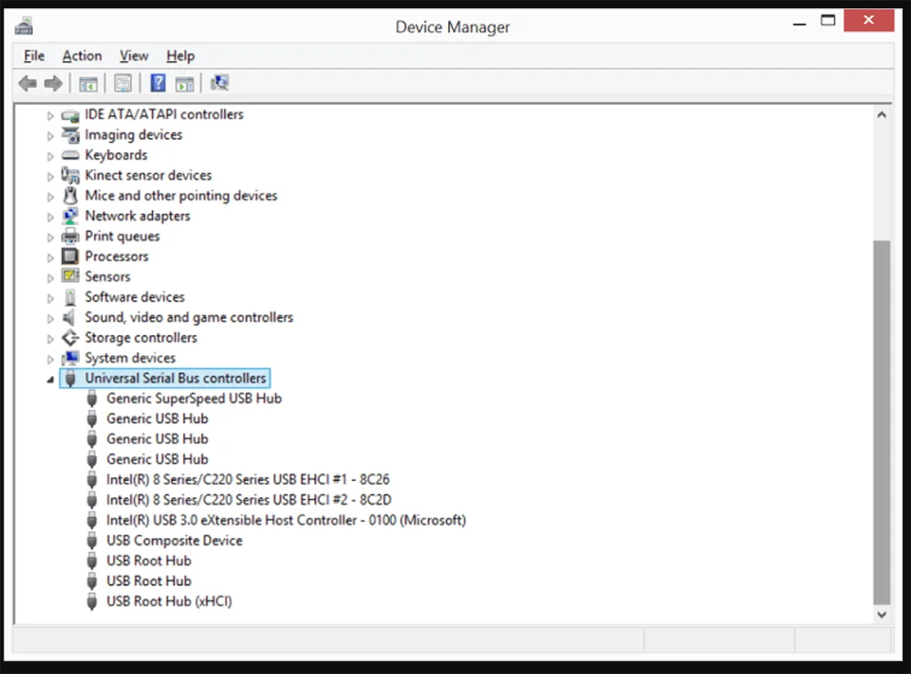Reinstall USB Controller Drivers
