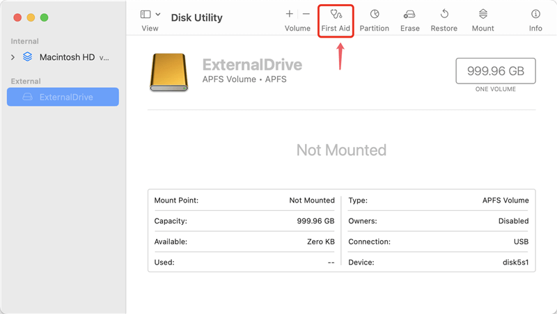 format SanDisk Extreme Portable SSD for Mac,