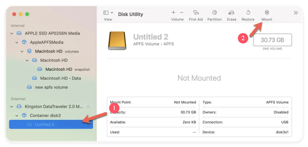 fix Fusion Drive not mounting on iMac