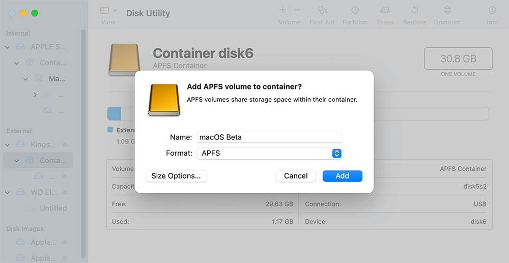 Name and Format the Volume