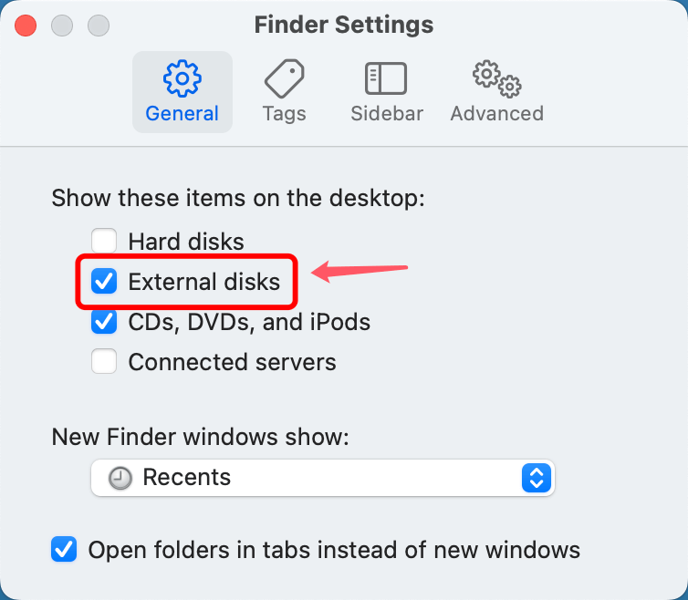 mount external hard drive on Mac