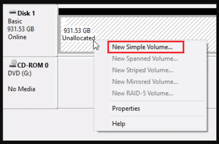 Locate the USB Drive