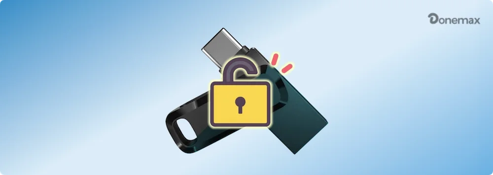 unlock USB flash drive