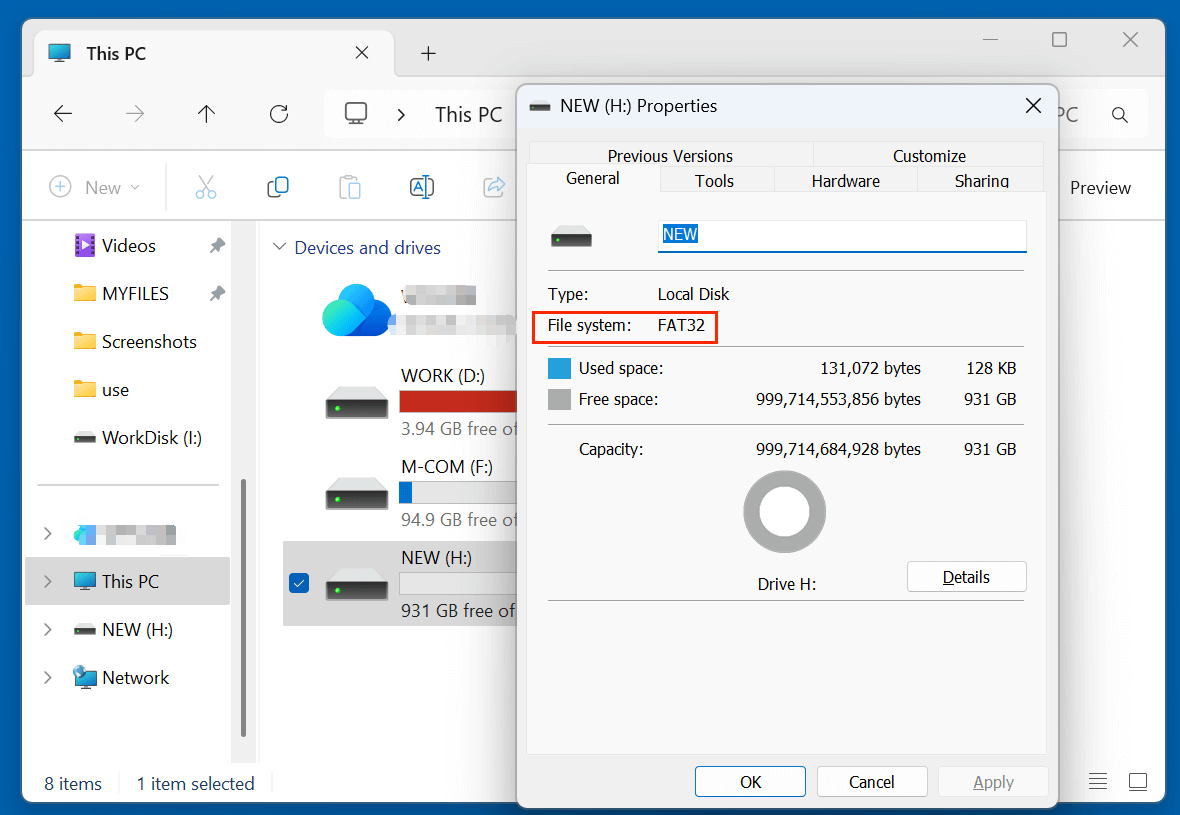 formatting drives over 32GB to FAT32