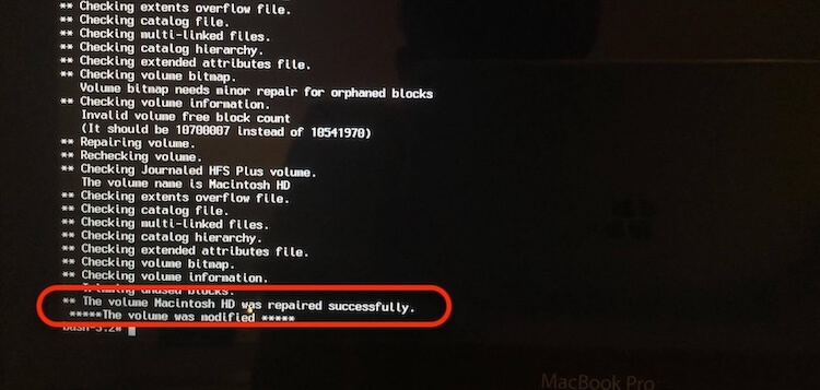 how to use fsck on Mac