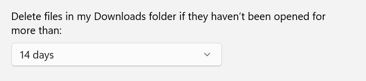 Windows Storage Sense
