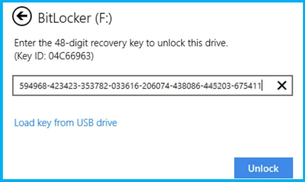 What is a BitLocker Recovery Key