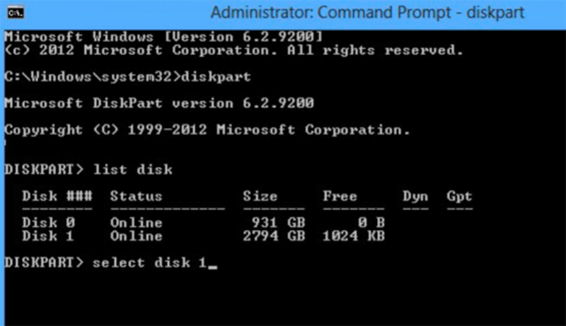 Use Command Prompt