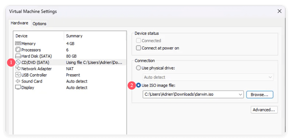 install macOS Sequoia on VMware on Windows