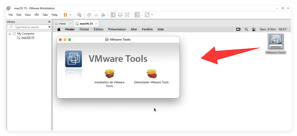 install macOS Sequoia on VMware on Windows