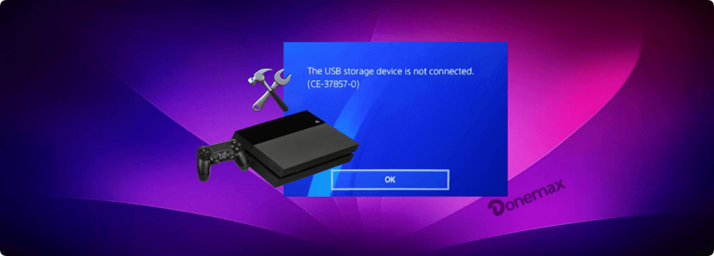 fix PS4 USB storage device not connected