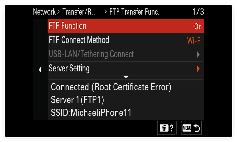 transfer photos from Sony digital camera to Mac via Wifi