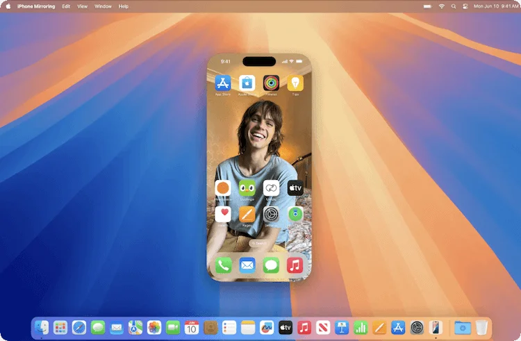 use iPhone Mirroring on Mac
