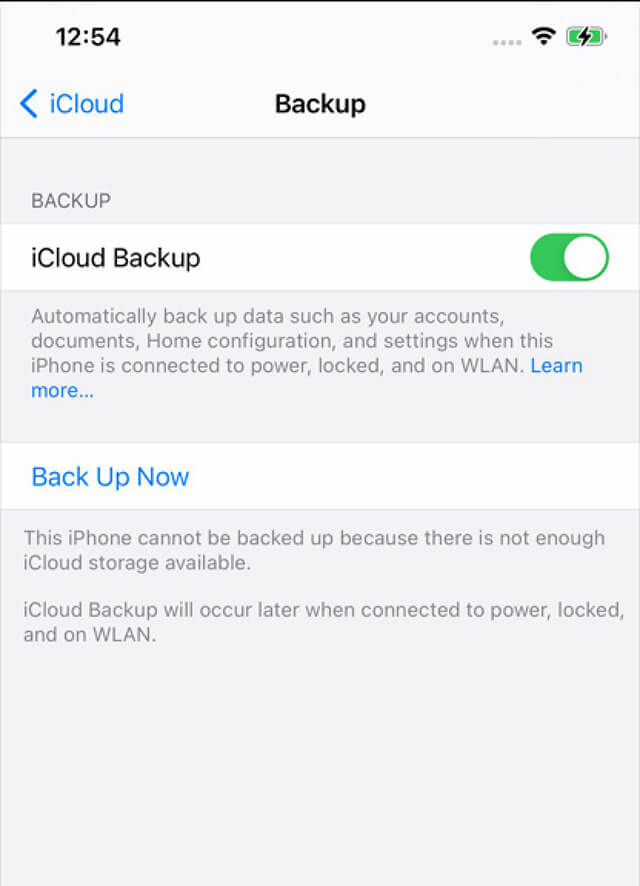 Transfer files from iPhone to iPhone via icloud backup