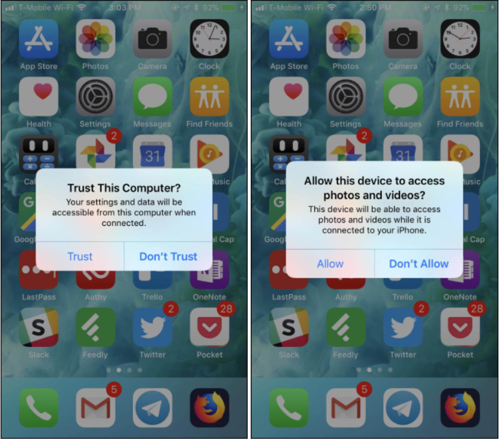 Connect your iPhone device to your computer
