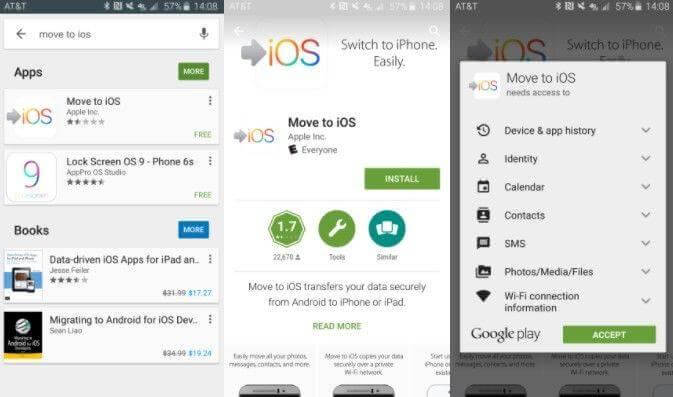 Open the Goole Play store