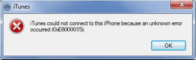 iTunes could not connect