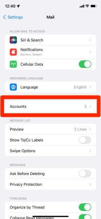 Select Gmail account using on your Android