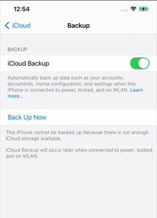 Use iCloud to Export and Import Data