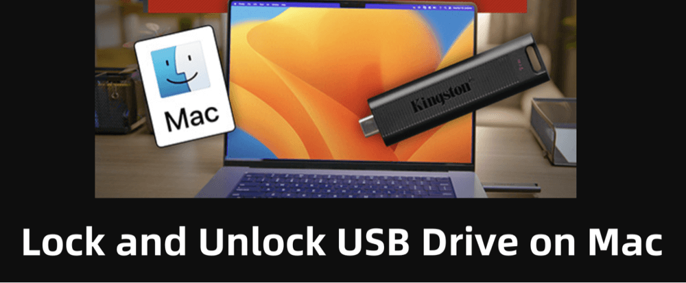 lock USB drive on Mac
