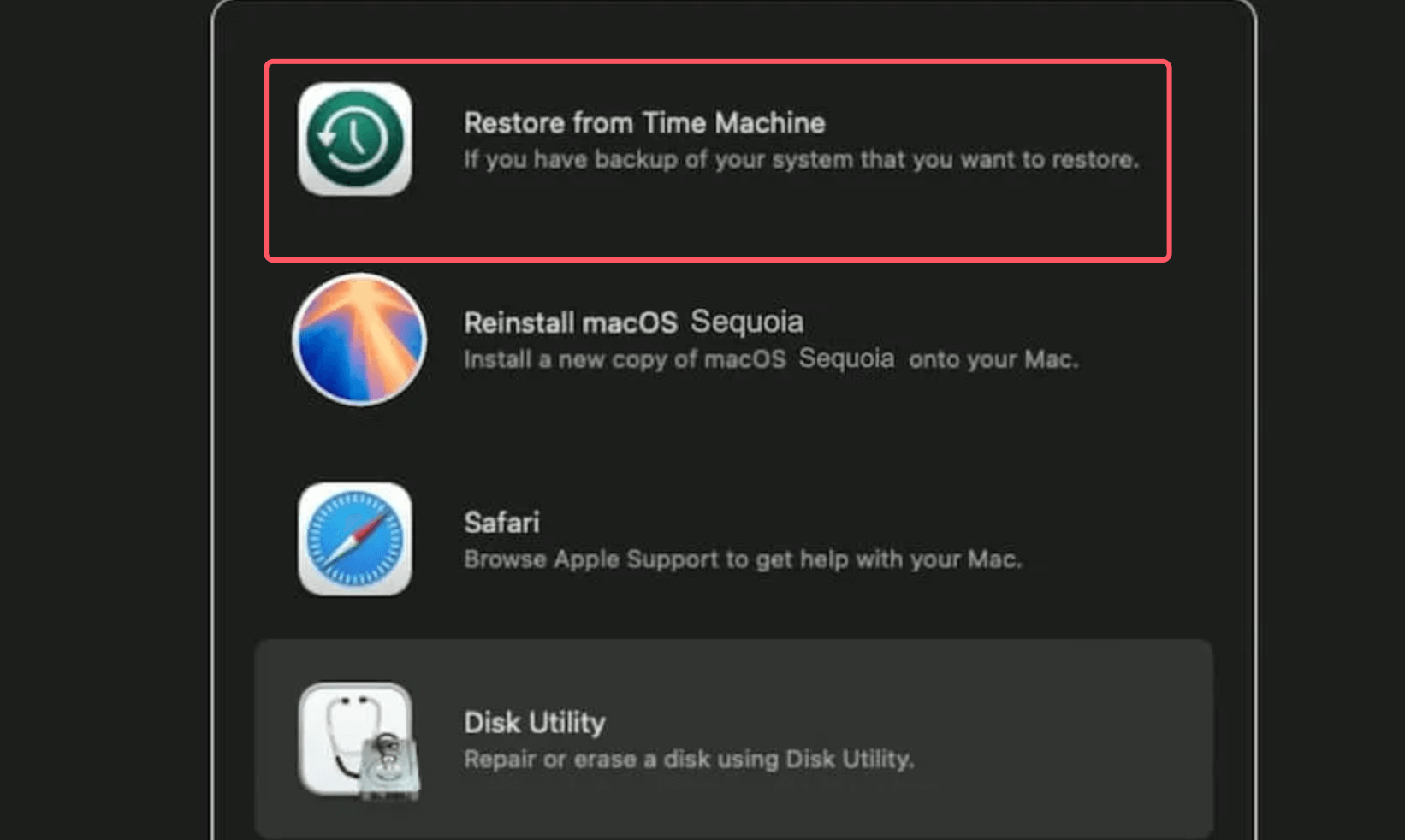 recover lost data on an M4 chip Mac