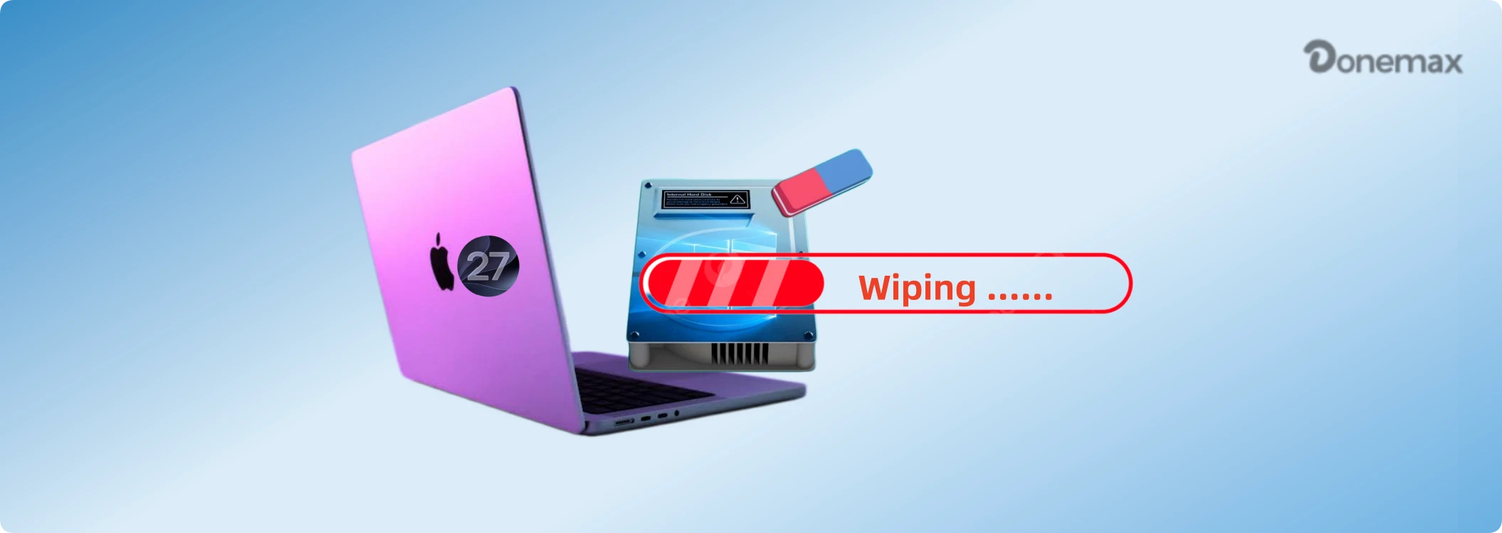 wipe hard drive macOS 27