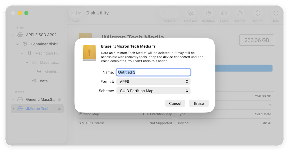 data erasure solutions for macOS Tahoe