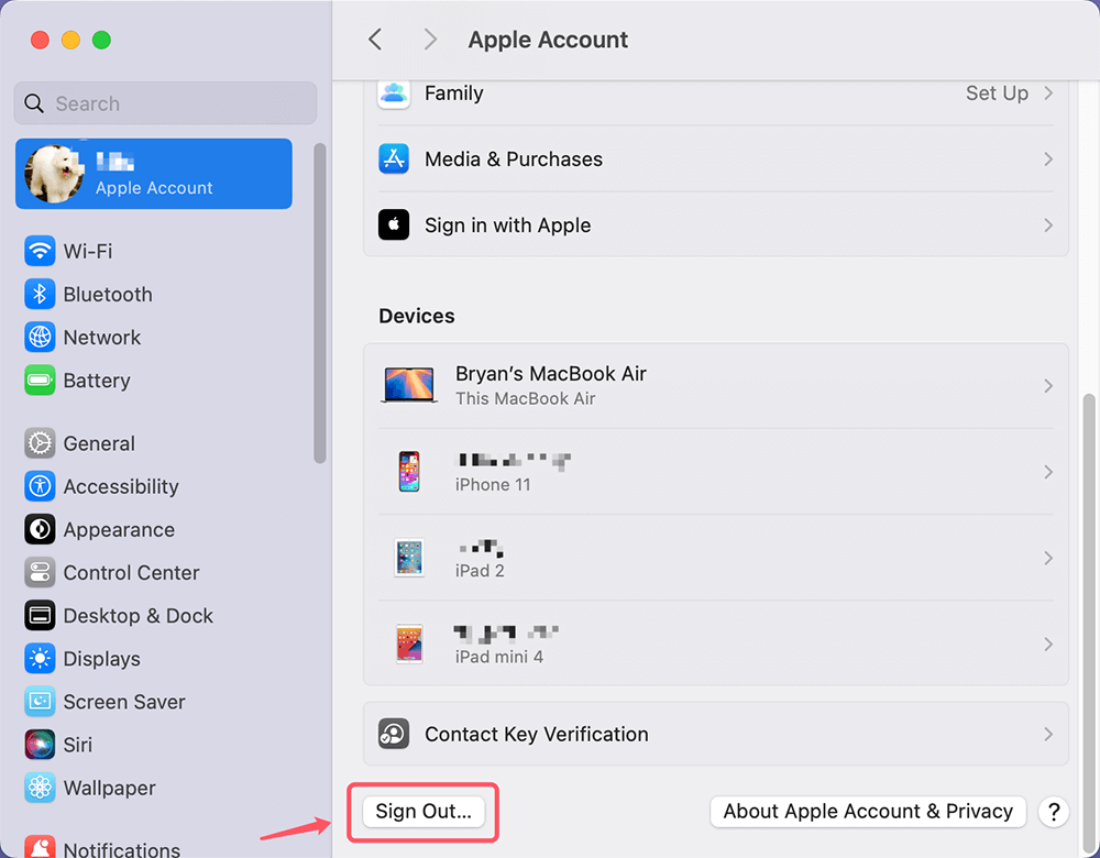 Deauthorize iCloud and Apple ID
