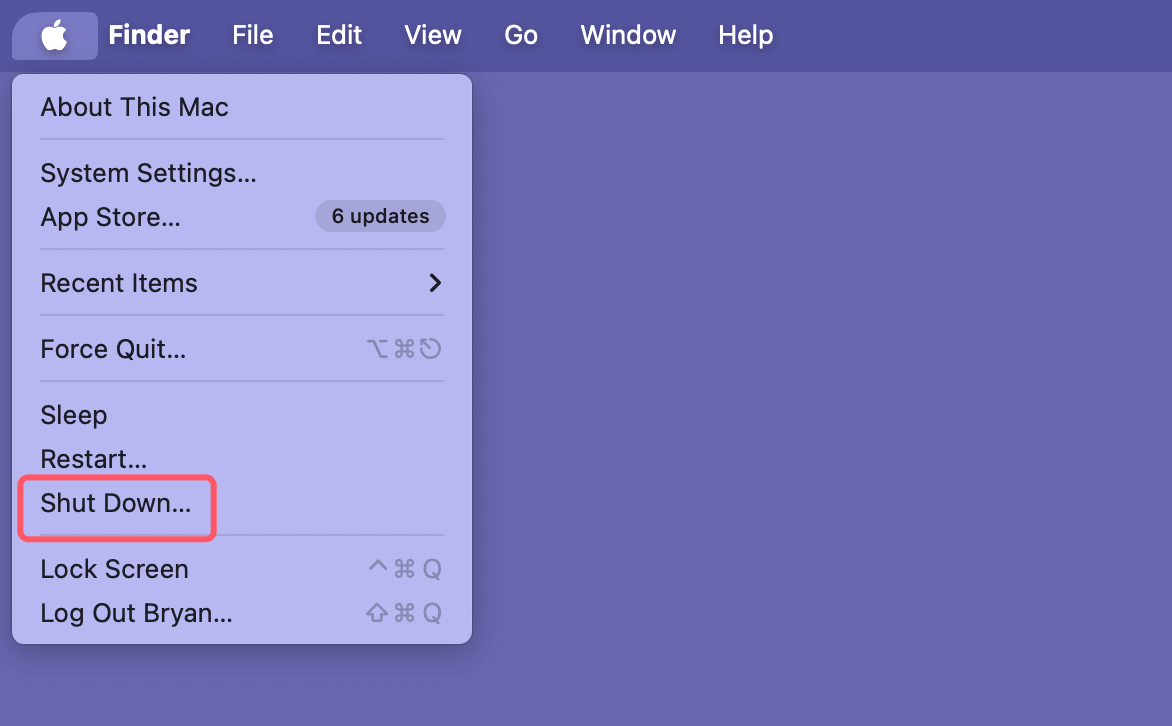 Shut Down Your Mac