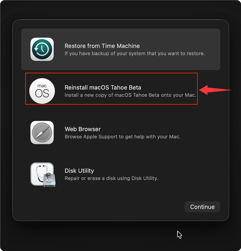 factory reset a MacBook